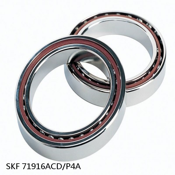 71916ACD/P4A SKF Super Precision,Super Precision Bearings,Super Precision Angular Contact,71900 Series,25 Degree Contact Angle