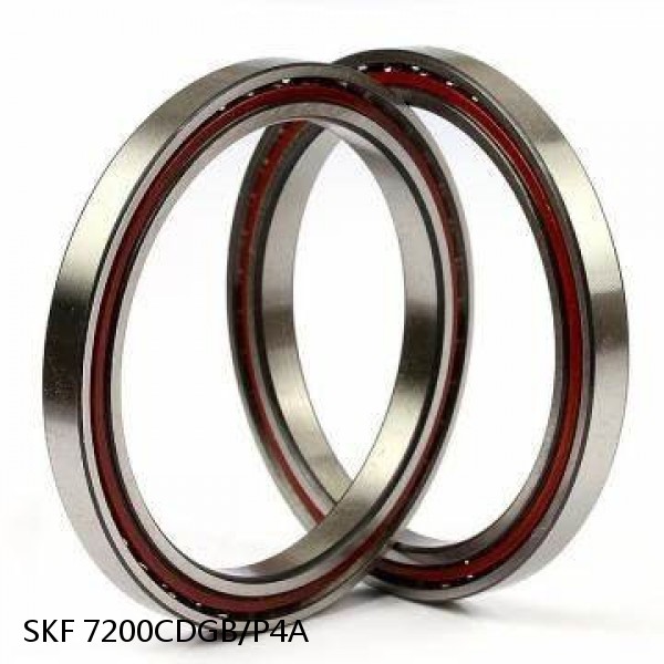7200CDGB/P4A SKF Super Precision,Super Precision Bearings,Super Precision Angular Contact,7200 Series,15 Degree Contact Angle